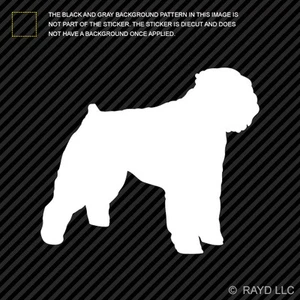 (2x) Bouvier des Flandres Sticker Die Cut Decal Self Adhesive Vinyl dog canine - Picture 1 of 1