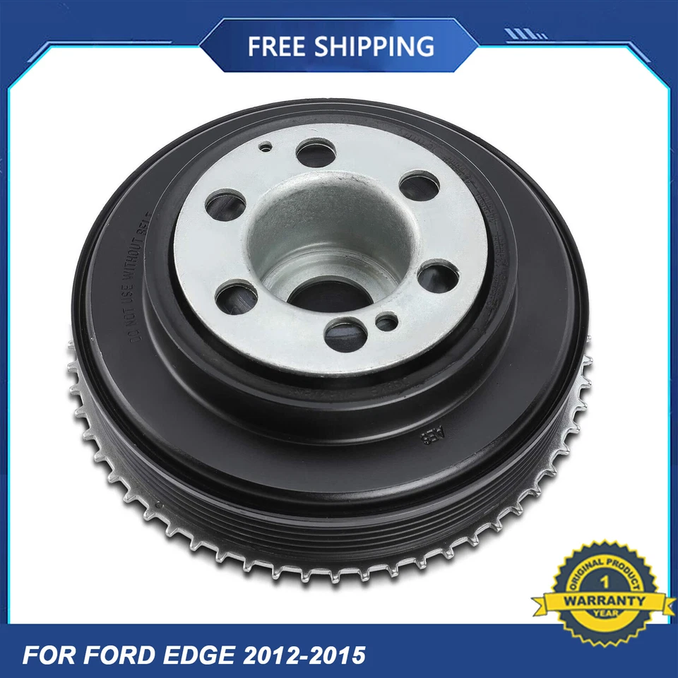 1Pc Engine Harmonic Balancer for Ford Edge 2012-2015 Explorer 2012-2013 L4 2.0L Foto 1 de 4