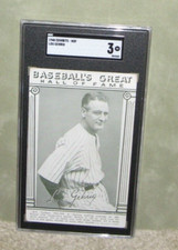 1948 - Exhibits - Lou Gehrig - Baseball's Great - Hall of Fame - SGC 3