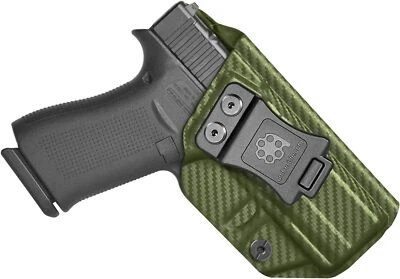 Amberide IWB KYDEX Holster Fit: Glock 43/43X Inside Waistband - USA KYDEX Made - - Image 1 of 4