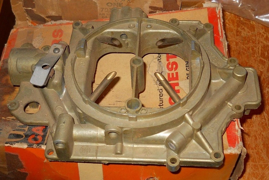 Bocina de aire carburador Rochester de 4 barriles 4 jets Chevrolet 1959-61 nuevo de lote Foto 1 de 1