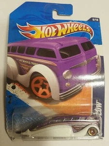 2011 Hot Wheels HW City Works '11 6/10 Low Flow Purple 176 Orange 5sp Bus - Picture 1 of 3