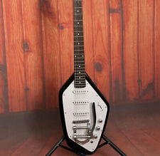Guitarra Eléctrica Eastwood Phantom XII Negra 12 Cuerdas Forma de Pentágono Pastilla SSS for sale