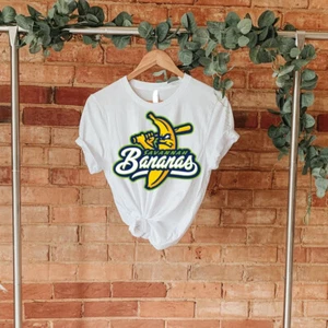 Savannah Bananas Baseball Go Bananas T-shirt White Unisex All Sizes Toodlers-Adu - Picture 1 of 2