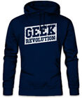Geek Revolution Hoodie Sweatshirt Game Gamer Gaming Computer Science Admin Fun