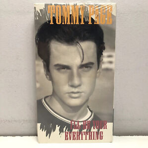 NEUF SCELLÉ ! Bande vidéo VHS Tommy Page I'll Be Your Everything des années 90 Teen Pop Love