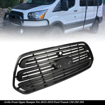 For Ford Transit 150 250 350 2015-2019 Upper Grille Bumper Assembly Set Black Foto 1 de 4