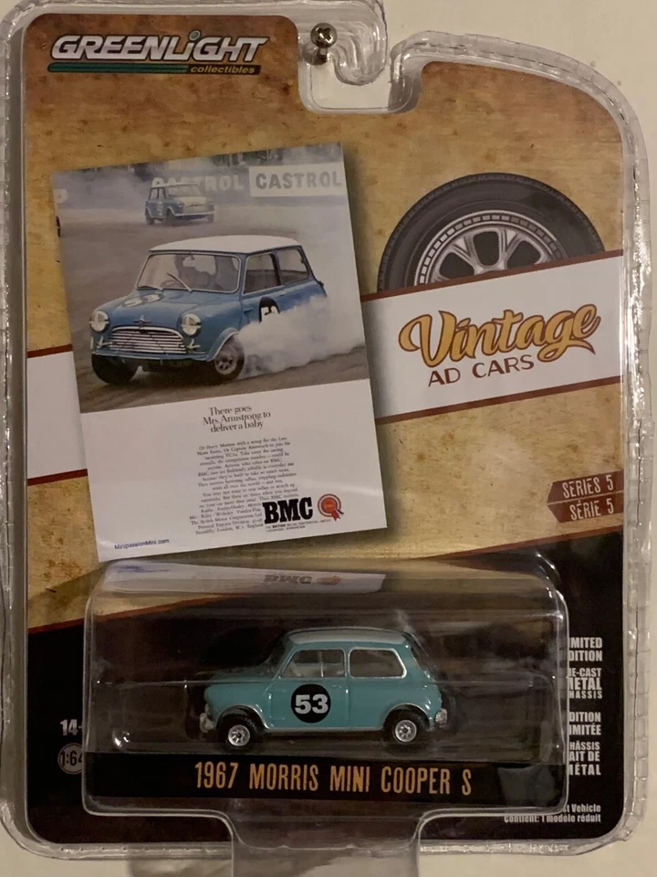 Greenlight Vintage Ad Cars CHASE Red 1972 Datsun 510 Green Machine H33