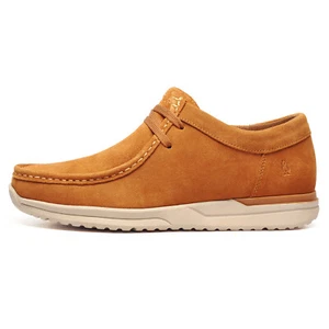 Hush Puppies Hendrix Mens Shoes Suede Leather Memory Foam Lace Up Loafer Shoe - Picture 1 of 5