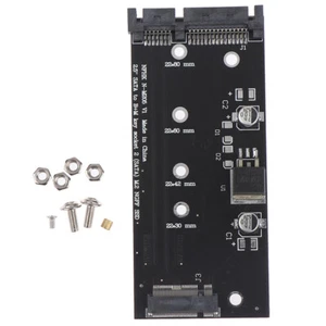 B+M key M.2 SSD NGFF To 2.5 Inch 15 Pin SATA 3 PC Converter Adapter Black 1p.Z0 - Photo 1/12