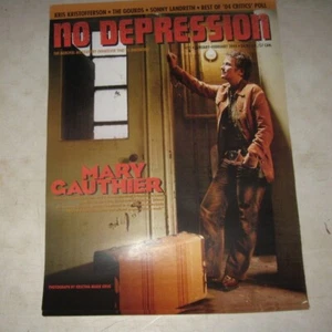 HTF. MARY GAUTHIER NO DEPRESSION POSTER 24" X 18" MAGAZINE PROMO, COUNTRY MUSIC - Picture 1 of 2