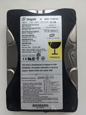 Seagate ST320410A 18GB IDE 3.5 HDD Hard Drive - Image 1 of 4