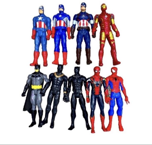 Toys Superheroes LMNOP & F With All the Gems Figures the 