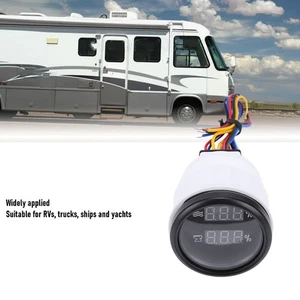 Black Dial Black Bezel 52mm 2 In 1 Digital Water Level Sewage Gauge Multi Functi - Picture 1 of 12