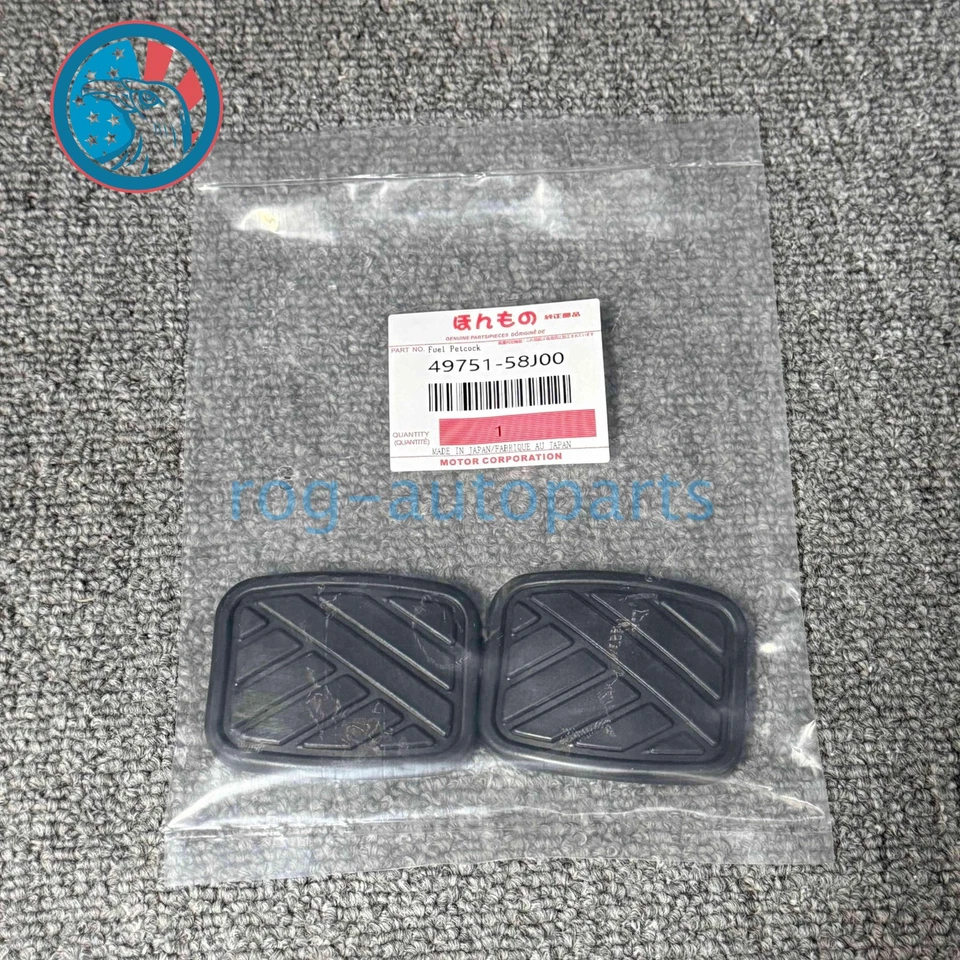 2x Brake Clutch Pedal Pad Covers for Suzuki Swift Samurai Sidekick Geo Metro USA Foto 1 de 4