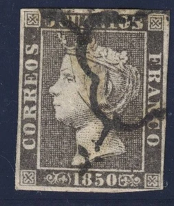 Spain - Elizabeth II - No 1 - Year 1850 - Picture 1 of 1
