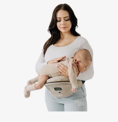 Portabebés Tushbaby Asiento de Cadera - Crema - Sin Tirantes - 6 Posición de Transporte Foto 1 de 4