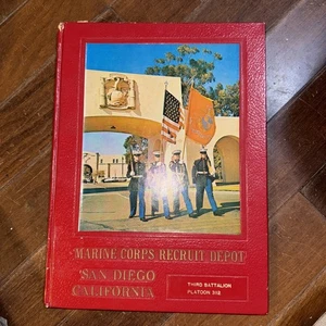 VTG 1974 Marine Corps Recruit Depot San Diego Third  Battalion Platoon  3112 - Picture 1 of 2