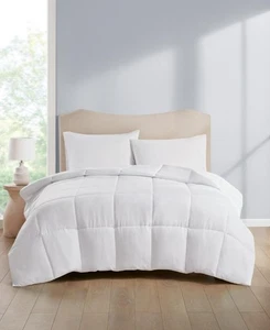 Home Design Reversible Down Alternative Microfiber Comforter, Full/Queen - Picture 1 of 3