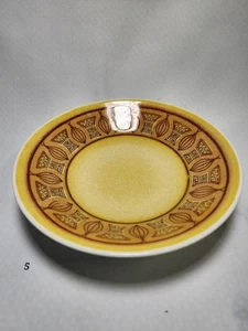 Mid Century Taylor Smith & Taylor Cannes Atomic Onion Honey Gold Salad Bowl Vtg - Picture 1 of 4