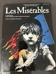 Les Miserables Piano/Vocal Sheet Music Boublil Schonberg Hal Leonard MUSICAL - Picture 1 of 2
