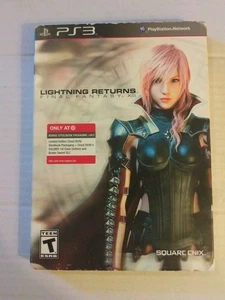 FF: Lighting Returns Steelbook Edition (Sony PlayStation 3) CIB Slipcover Damage - Picture 1 of 10