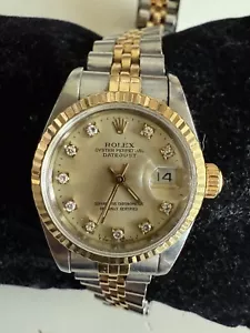 Rolex Lady Datejust 6917 Stahl Gold Diamanten 26mm Automatik Damen Uhr - Bild 1 von 6