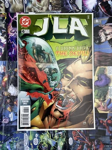 JLA #6 (1997) DC Comics 🔑1ST APP ZAURIEL🔑 GRANT MORRISON HOWARD PORTER - Picture 1 of 6