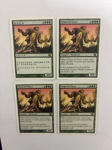 MTG 4X 8TH EDITION PRIMEVAL FORCE NM CHINESE + ENGLISH MAGIC THE GATHERING RARE - Picture 1 of 6