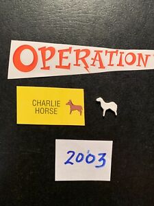 Operation 2003 CHARLIE HORSE Funatomy Part GAME REPLACEMENT PIECES MB