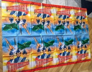 VINTAGE THUNDERBIRDS PARTY PLASTIC TABLECLOTH 180 X 120 CMS ~ UNPACKED- NOT USED - Picture 1 of 9