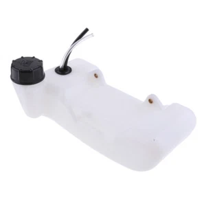 White Plastic Gas Fuel Tank for Scooter Gokart Mini Bike 43CC 47CC 49CC - Picture 1 of 9