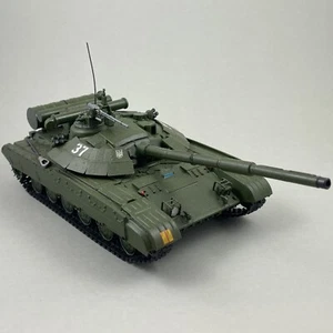 Built 1/35 Scale Tank T-64 BM Bulat Ukrainian Army SKIF, Hand painted Tank Model - Picture 1 of 11