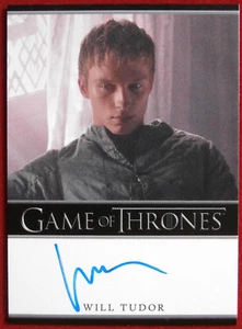 GAME OF THRONES - WILL TUDOR - Hand-Signed AUTOGRAPH Card - Rittenhouse 2014 - Picture 1 of 2