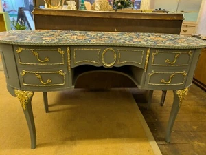 Vintage French Style Shabby Chic Dressing Table Upcycled Painted Bedroom... - Picture 1 of 6