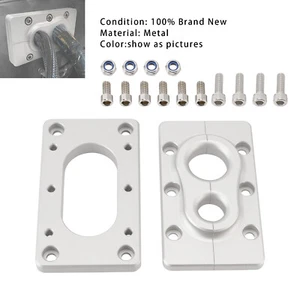 Aluminum Fire Wall Pass Through Raw Bracket Pour Holley Terminator x Max - Picture 1 of 15