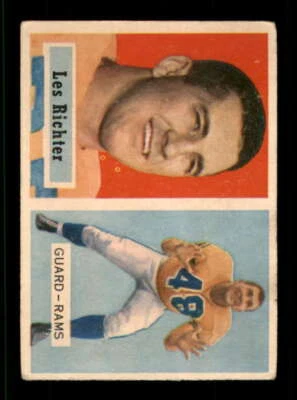 1957 Topps #10 Les Richter VG/VGEX LA Rams 550092 - Image 1 of 2