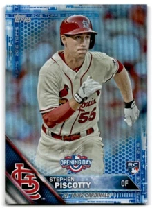 2016 Topps Opening Day BLUE FOIL Stephen Piscotty Rookie St. Louis Cardinals - Picture 1 of 2