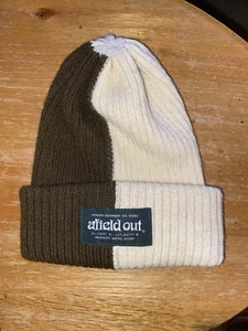 BROWN/ WHITE 2TONE WINTER HAT (AFIELD OUT) - Picture 1 of 3