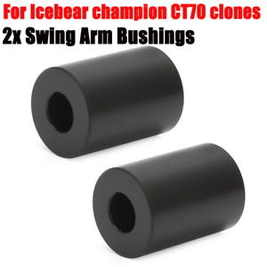 2PCS For Icebear Ice Bear Champion & Ct70 Clones Swing Arm Bushings Kit Nylon