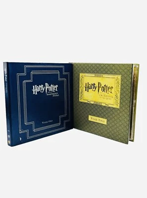 Harry Potter DVD Years 1 & 2 Collector Book Style Case 2 Movie Set Magic Film - Image 1 of 4