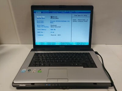 Toshiba Satellite A200-2BL / Difettoso, Pezzi Di Ricambio Vedi Descrizione #Z15 - Immagine 1 di 4