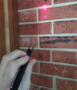 Laser Pointer Pen. Red. Large 6 inch size. Uses 2x AAA, Not Small batt. USA - Picture 1 of 9