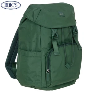 BRIC'S POSITANO emerald green nylon travel backpack / men's backpack, Medium - Picture 1 of 8