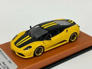 1/43 Tecnomodel Ferrari 430 Scuderia Giallo Opaco/Nero Novitec 09/20 T-MI-02 - Foto 1 di 8