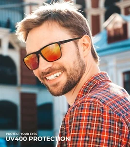 KALIYADI Polarized Sunglasses for Men, Lightweight Sun Glasses with UV Protectio - Picture 1 of 10