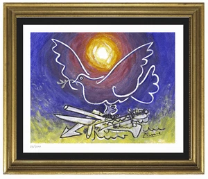 Pablo Picasso “Dove of Peace” Signed & Hand-Number Ltd Ed Print (unframed) - Picture 1 of 2