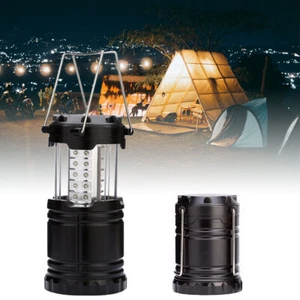 LED Portable Camping Torch Battery Operated Lantern Night Light Tent Lamp ZC - Picture 1 of 11