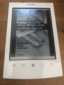 A) Sony PRS-T2 ebook Reader weiß - Bild 1 von 4