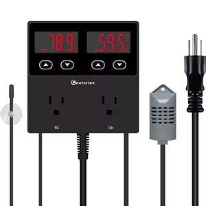 KT100pro Thermostat Hygrostat Socket Digital Temperature Control Humidity Socket - Picture 1 of 10